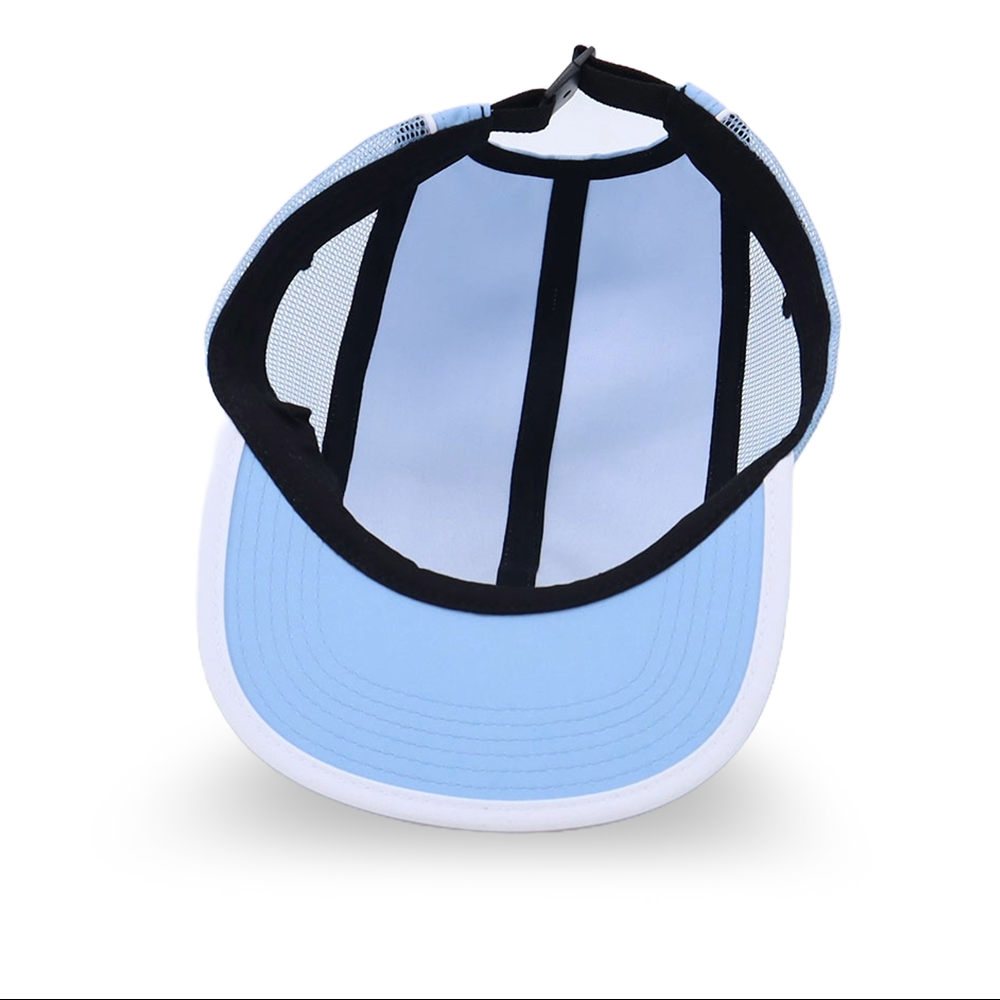 5 Panel Mesh Hat -Baby Blue