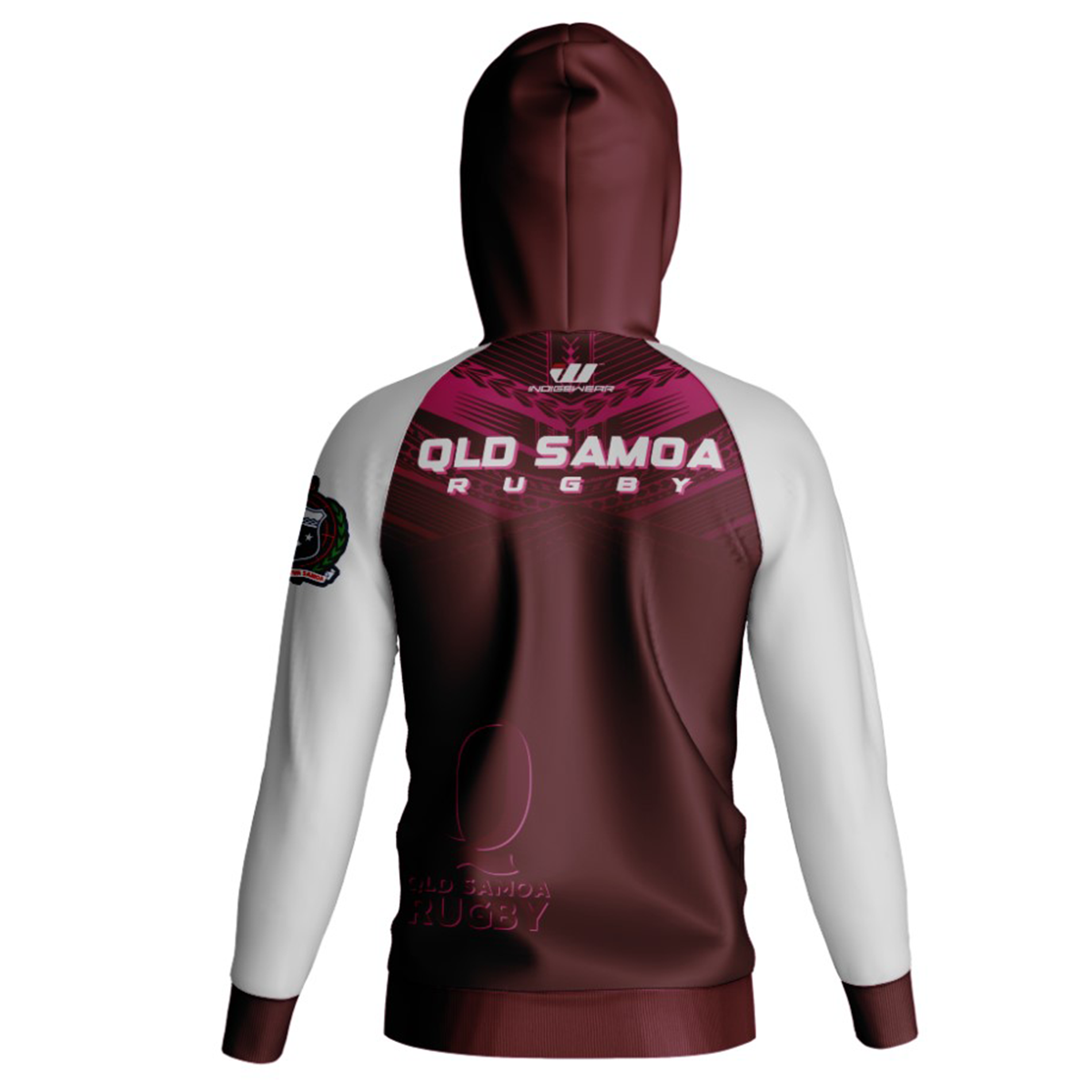 QLD Samoa Rugby Purple Hoodie